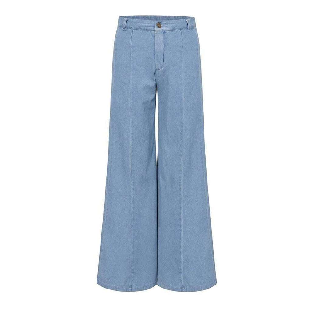 Culotte denim pants for women