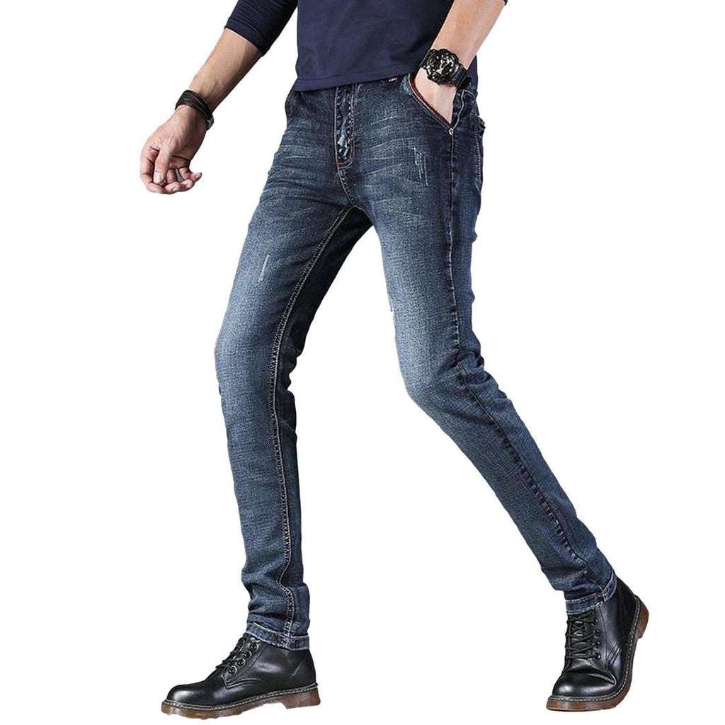 Dark blue men jeans