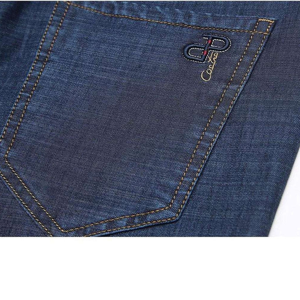 Dunkelblaue Slim Fit-Jeans