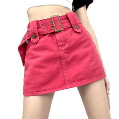 Women denim skirt