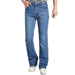 Fashionable boot cut men jeans