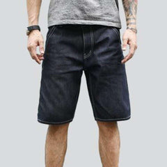 Hochwertige Indigo-Jeans-Shorts