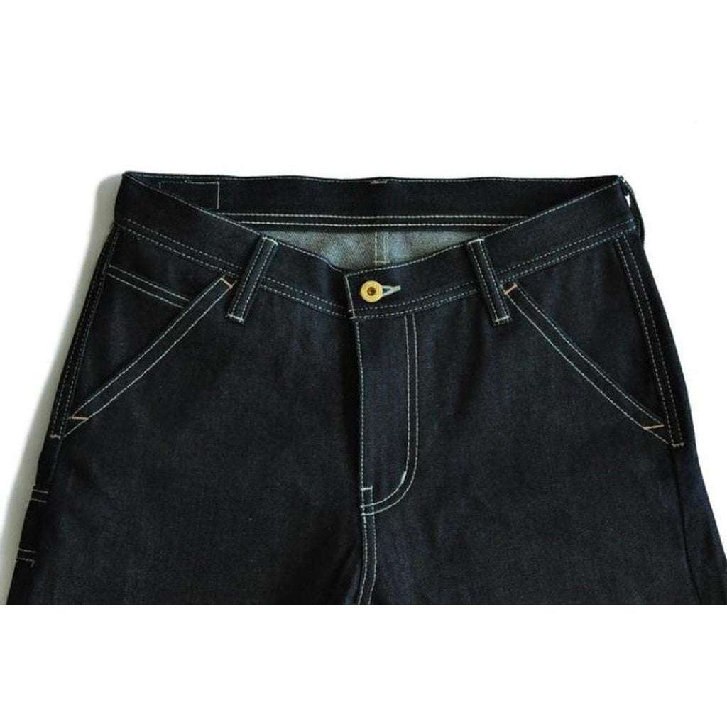 Hochwertige Indigo-Jeans-Shorts