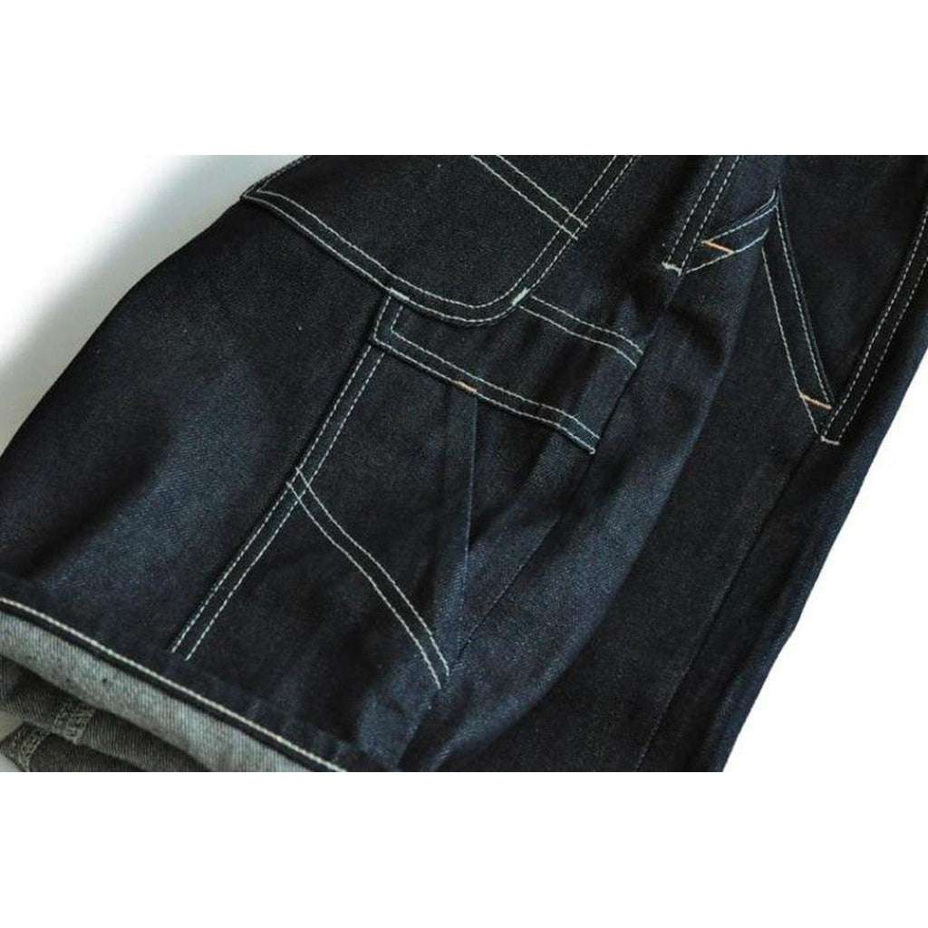 Hochwertige Indigo-Jeans-Shorts