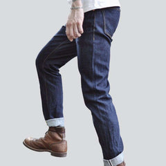 High-quality indigo men jeans