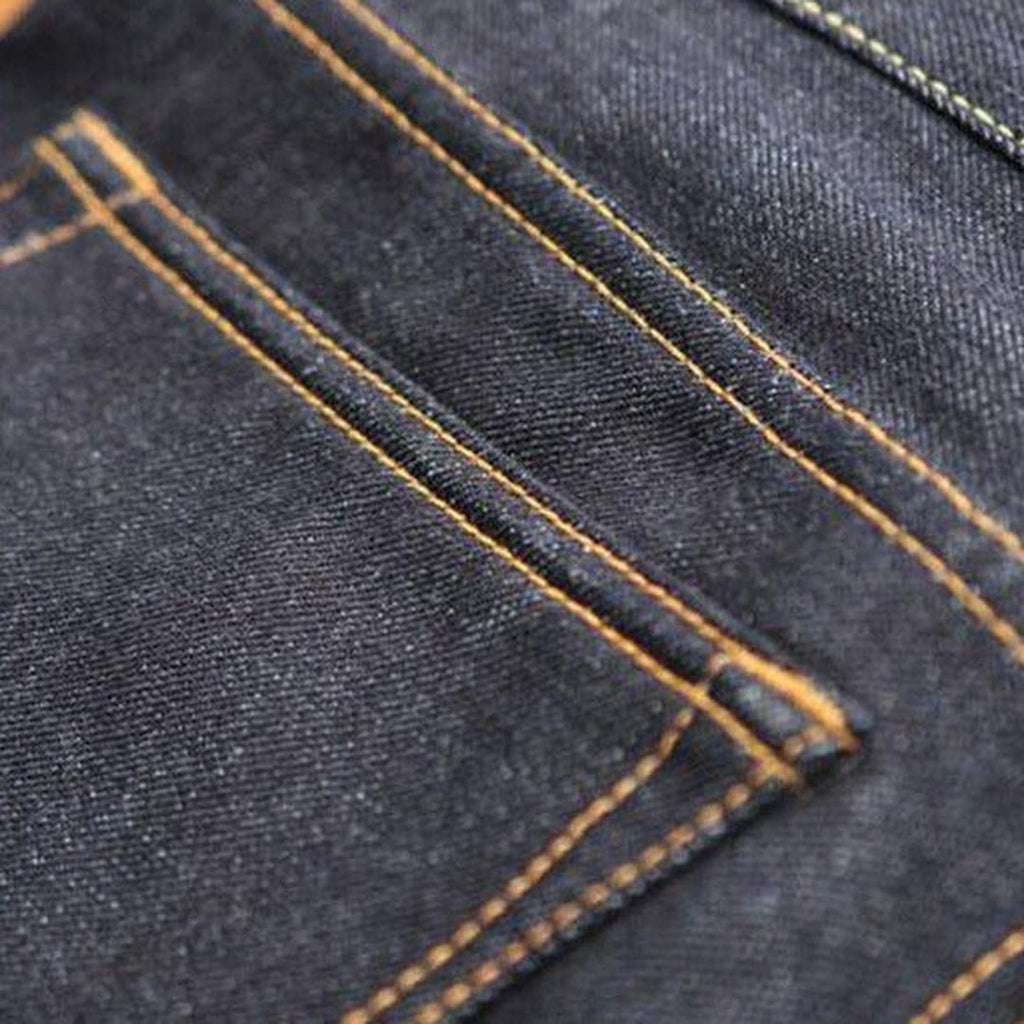 High-quality indigo men jeans