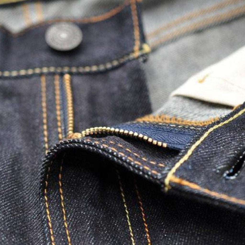 High-quality indigo men jeans