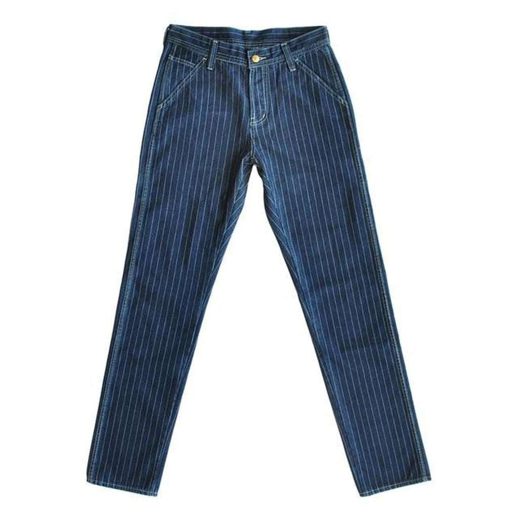 High-quality striped men jeans