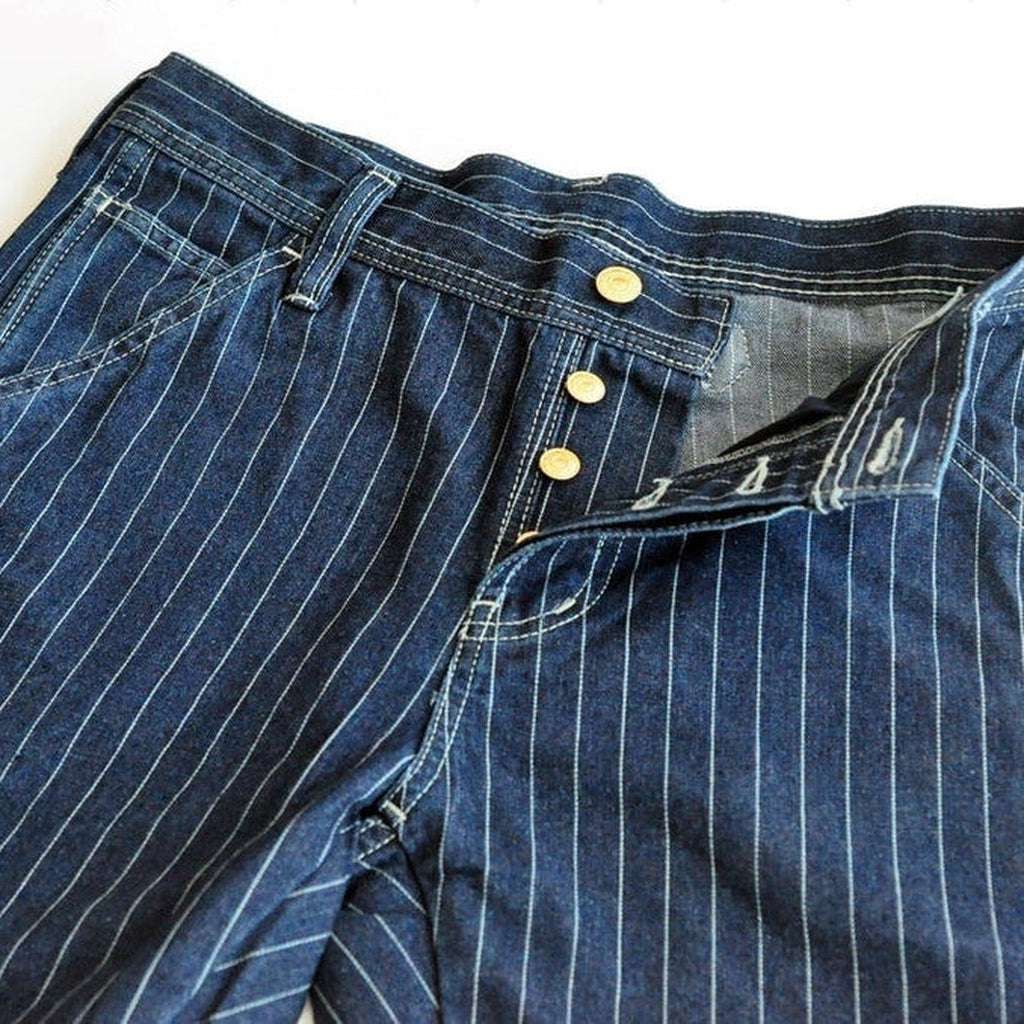 High-quality striped men jeans