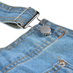 Light blue men jeans overall