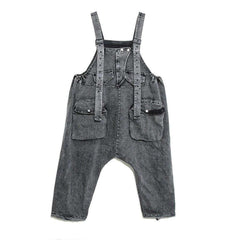 Loose women jeans overall