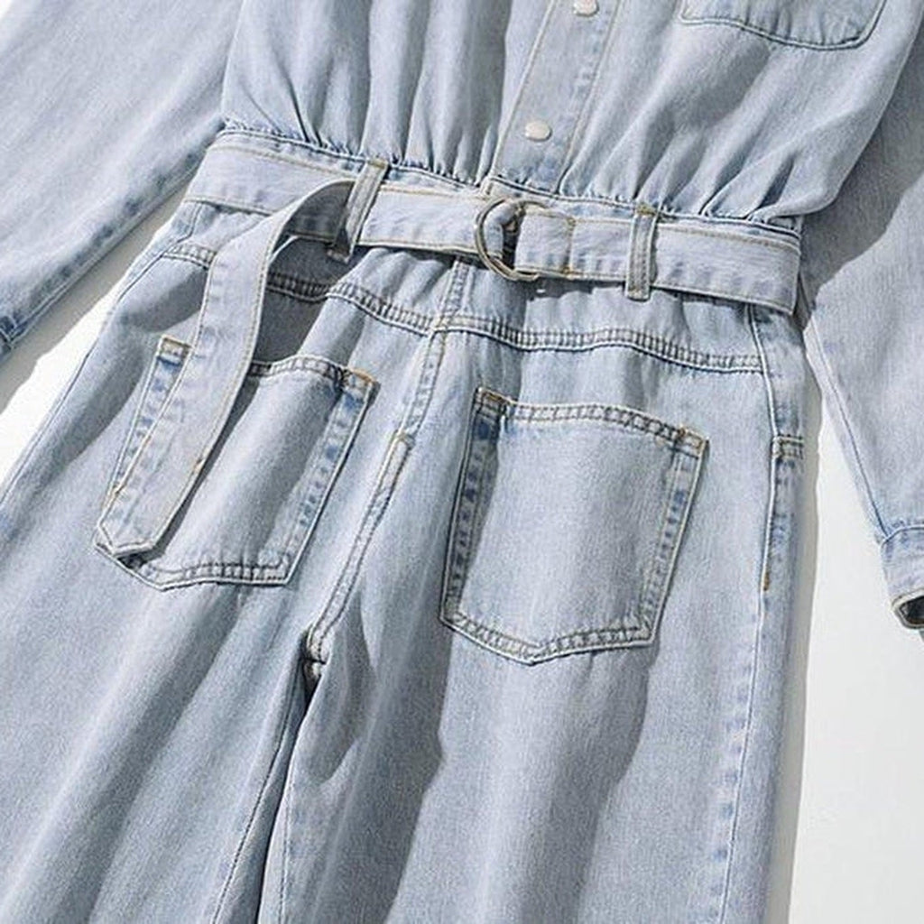 Oversized women jeans overall