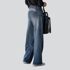 Vintage wide-leg women jeans