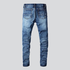 Stylish biker men jeans