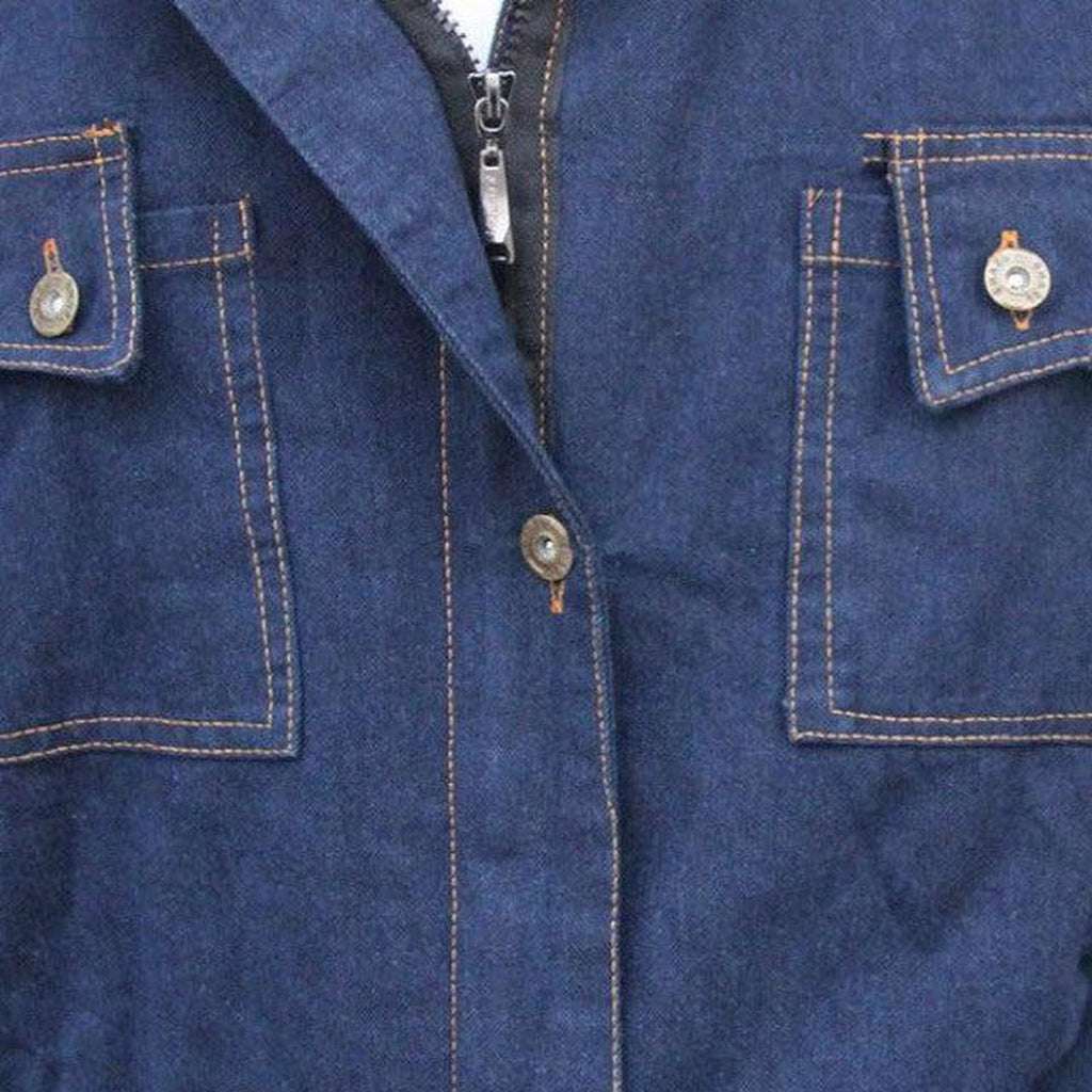 Hooded men denim overall