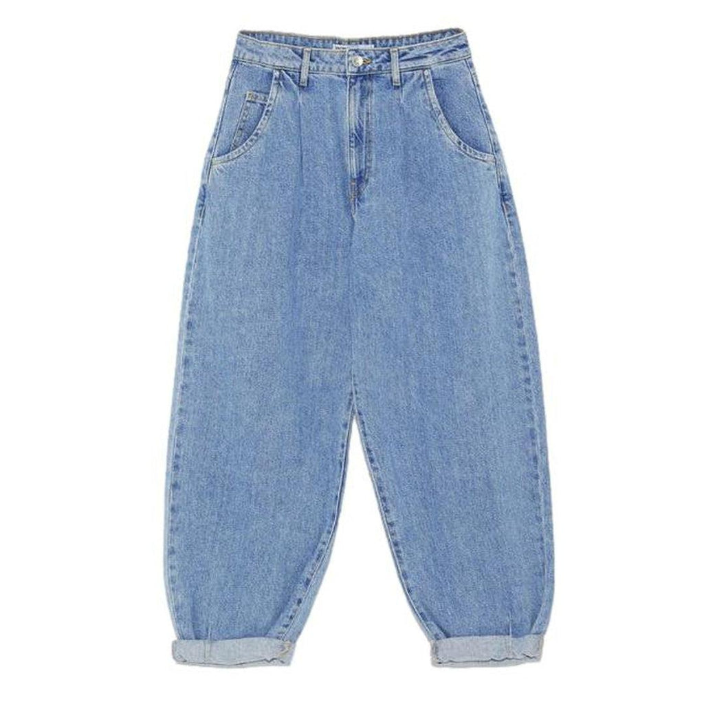 Short women baggy denim pants