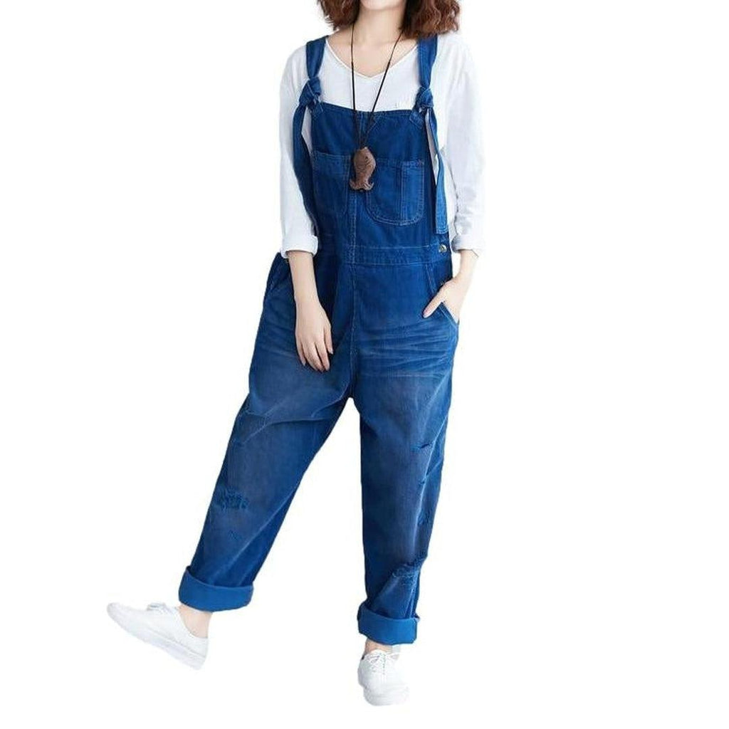 Velvet color women overall