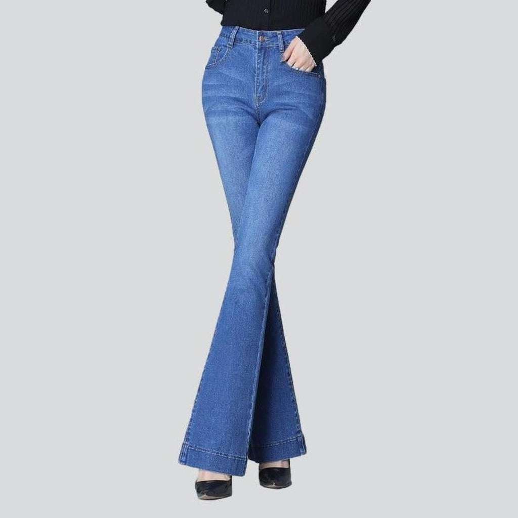 Boot cut women stylish jeans