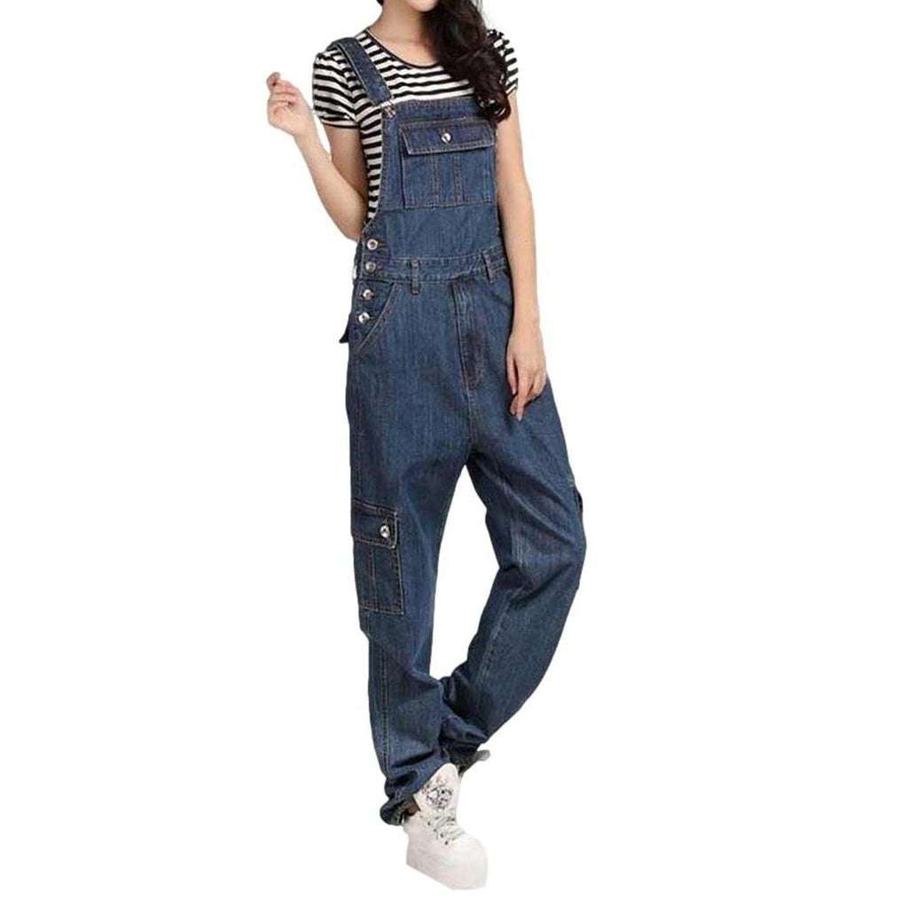 Cargo Damen Jeans Overall