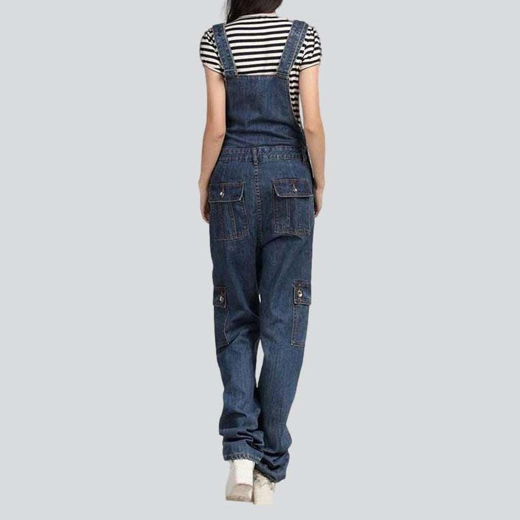 Cargo Damen Jeans Overall