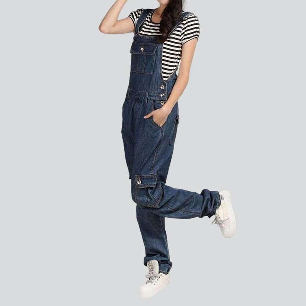 Cargo Damen Jeans Overall