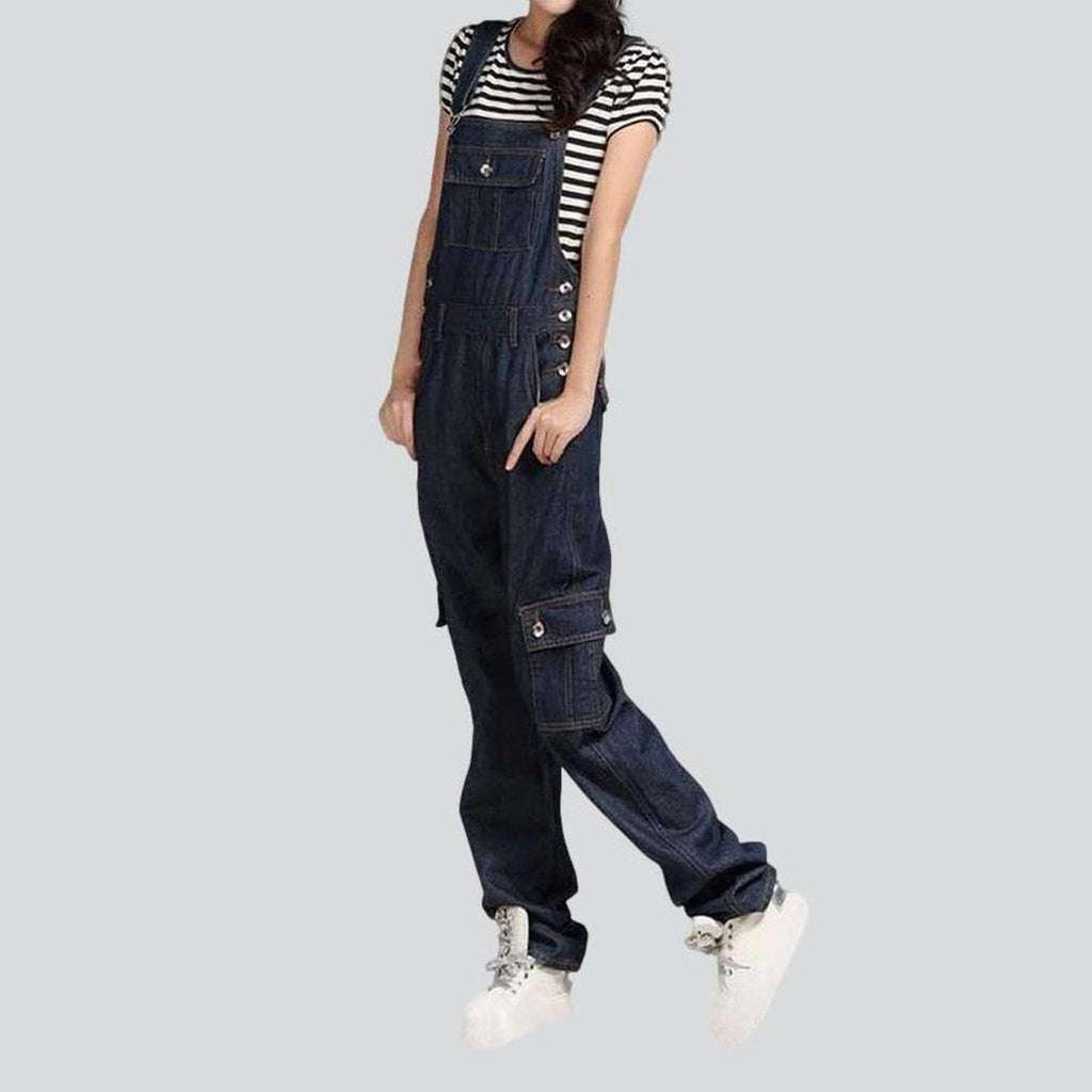 Cargo Damen Jeans Overall