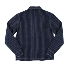 Classic striped men denim jacket