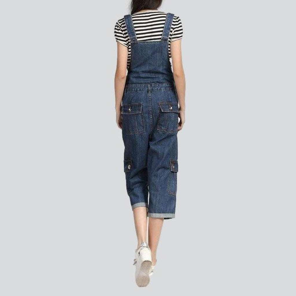 Cargo women jeans overall shorts