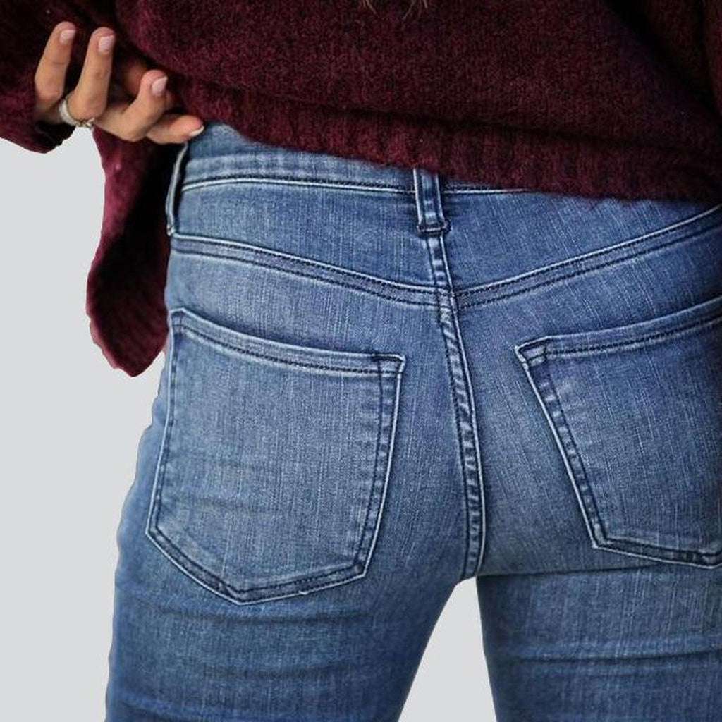 Dark women boot cut jeans