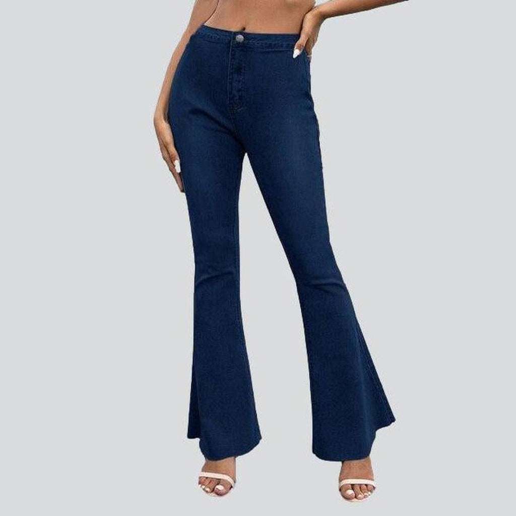 Fashion women boot cut jeans