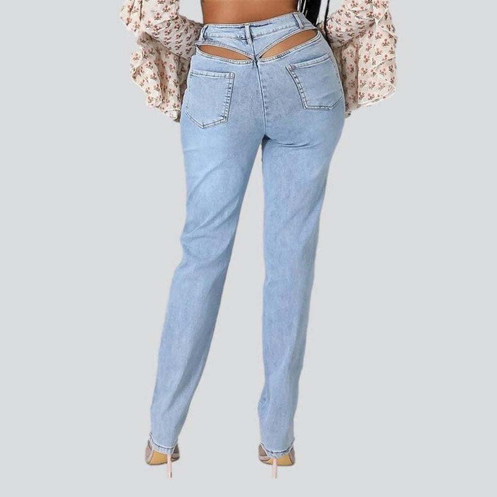 Stylish straight women jeans