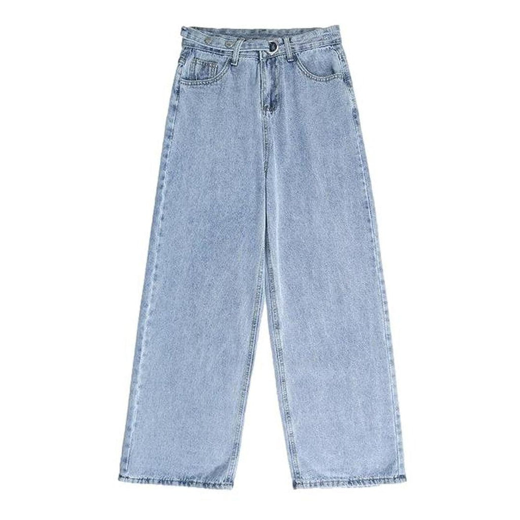 Short women baggy jeans