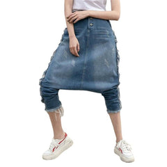 Women harem denim pants