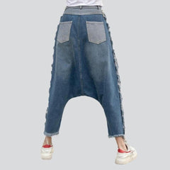 Women harem denim pants