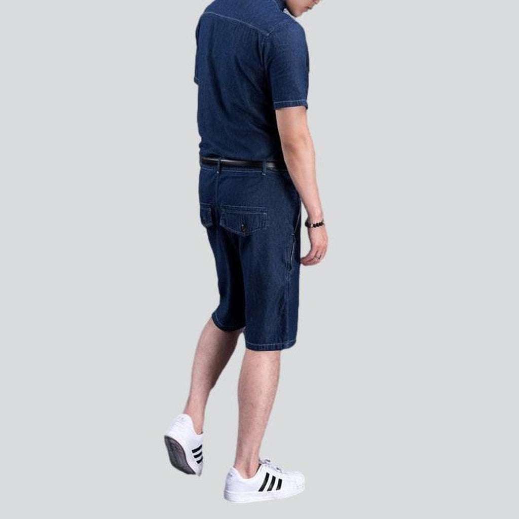 Pantalones cortos vaqueros casuales para hombre