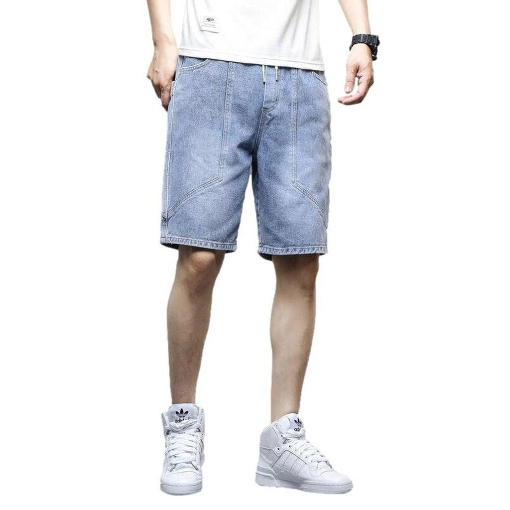 Street fashion men denim shorts