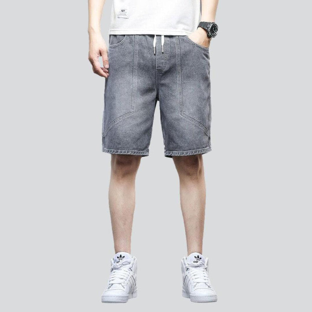 Street fashion men denim shorts