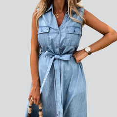 Summer women denim dress