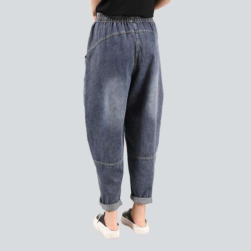 Cargo Baggy Damen Jeanshose