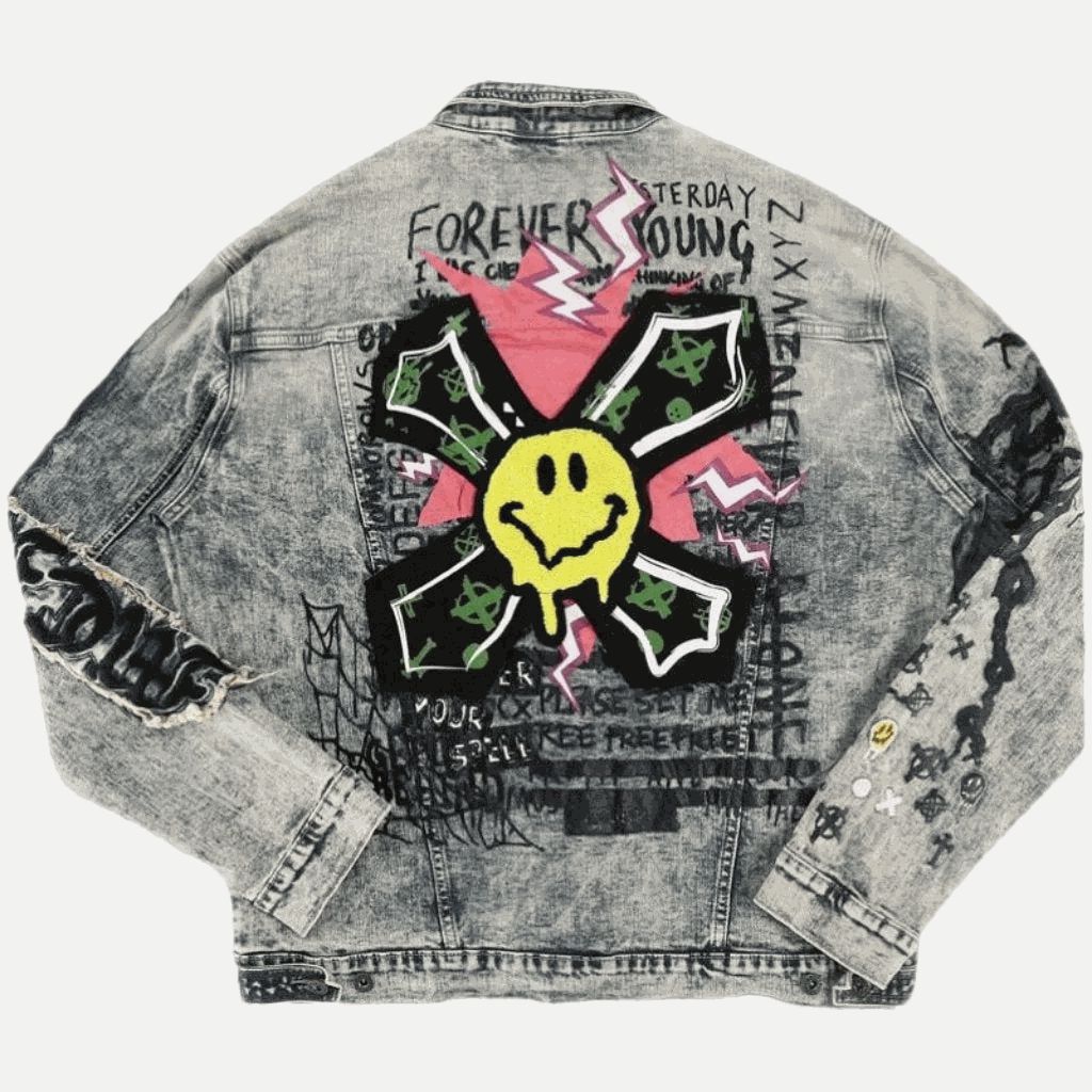 2k men denim jacket