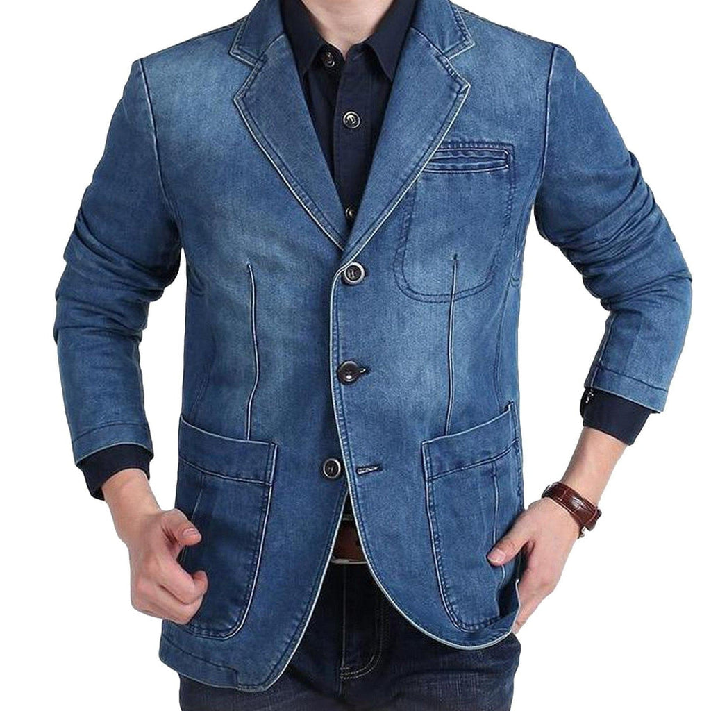 Retro men jeans jacket