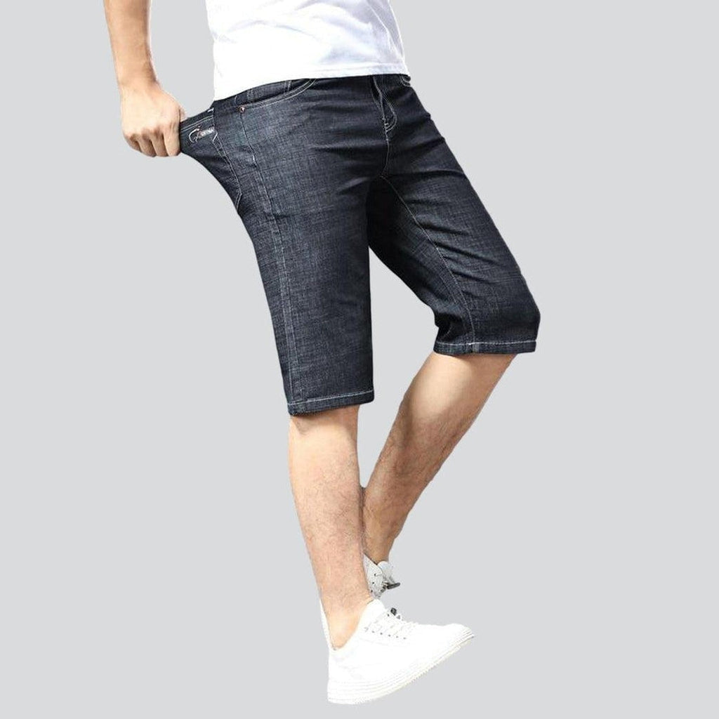 Slim fit men jeans shorts