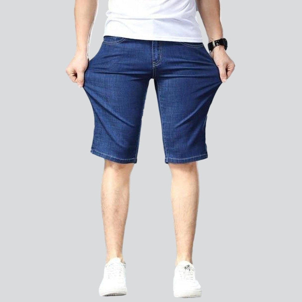 Slim fit men jeans shorts