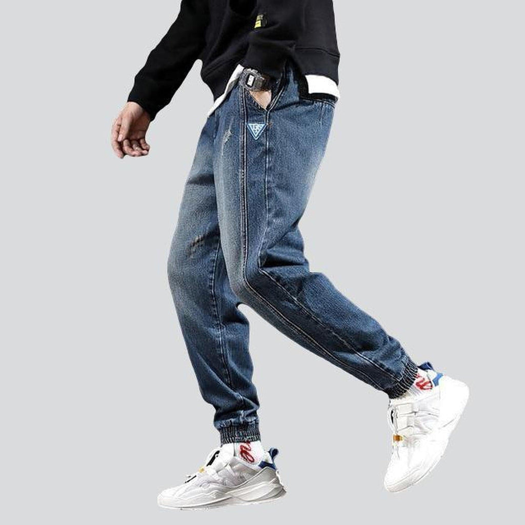 Street style loose men jeans