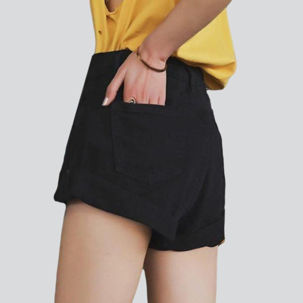 Weite Jeansshorts für Damen