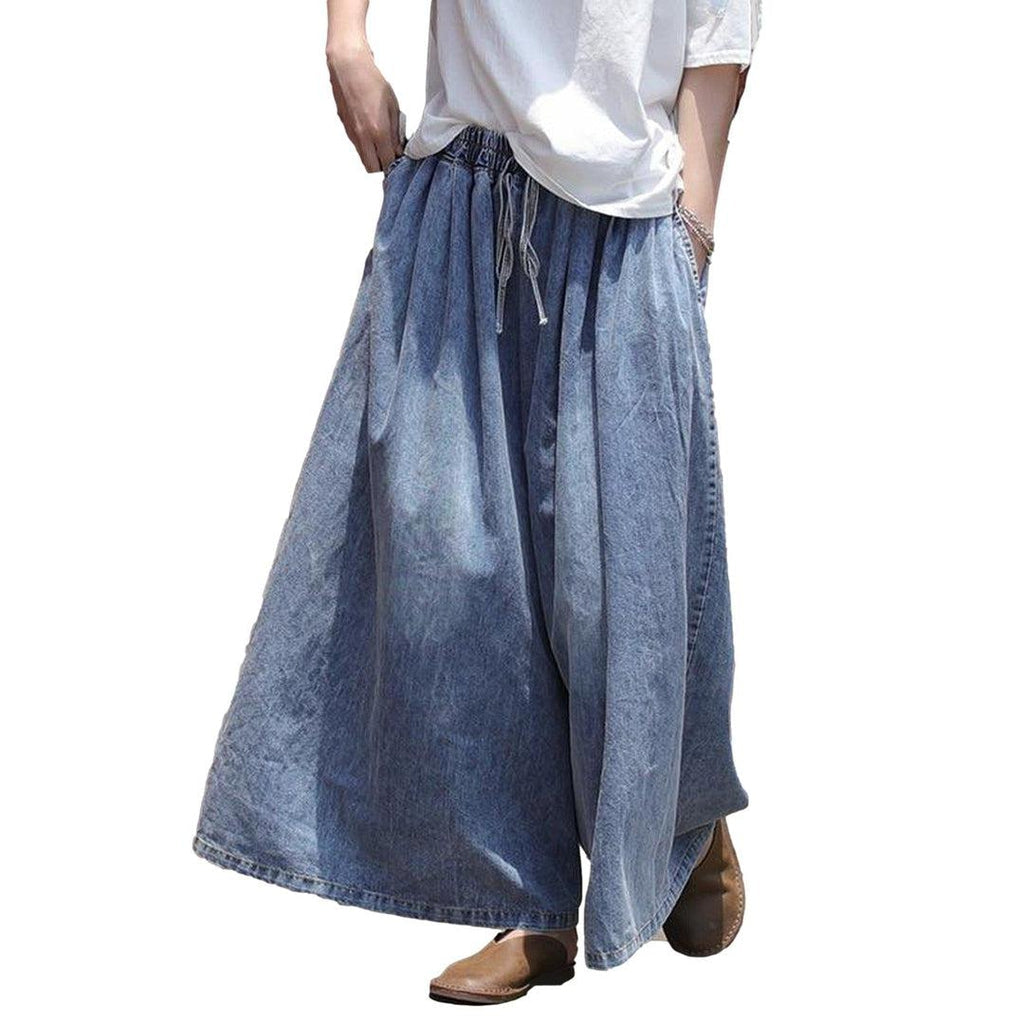 Women culotte denim pants